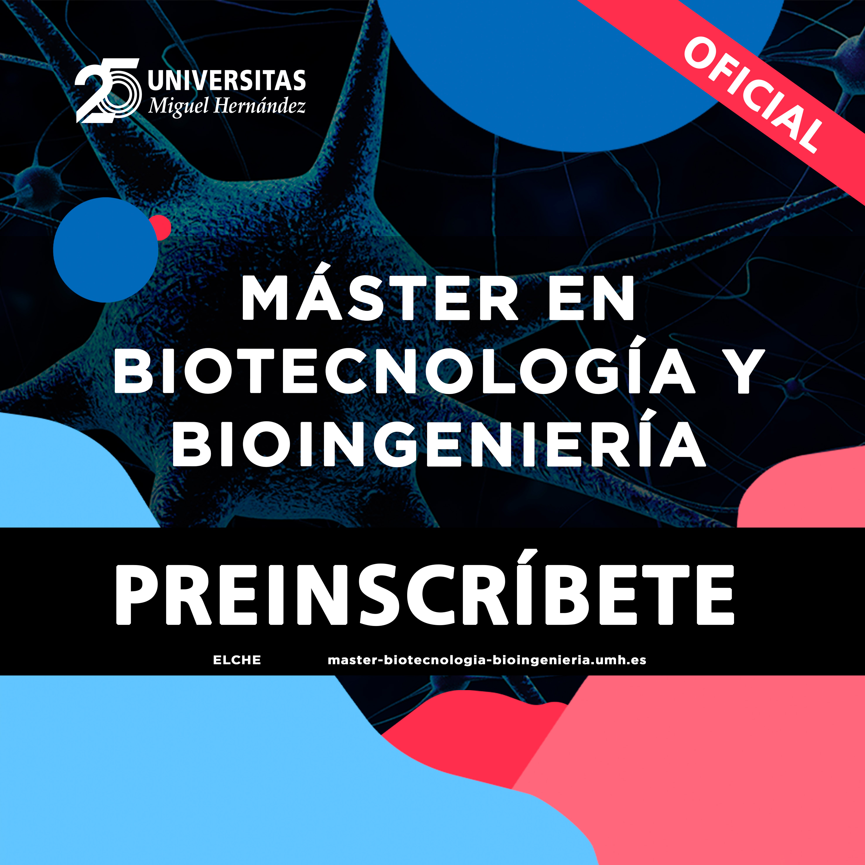 Abierta la preinscripción al Máster en Biotecnología y Bioingeniería 2022-2023