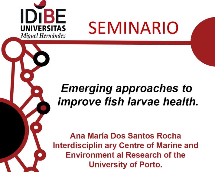 Seminario «Estrategias emergentes para mejorar la salud de larvas de peces»