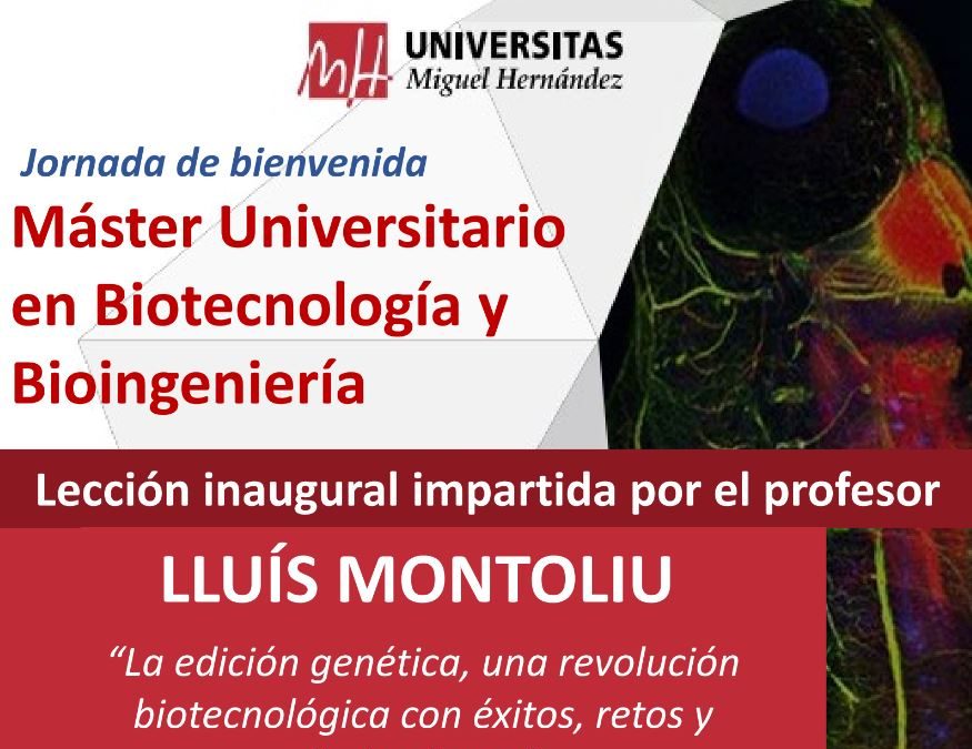 Jornada de Bienvenida del Máster en Biotecnología y Bioingeniería (MUBB)
