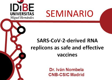 Seminario: “SARS-CoV-2-derived RNA replicons as safe and effective vaccines”